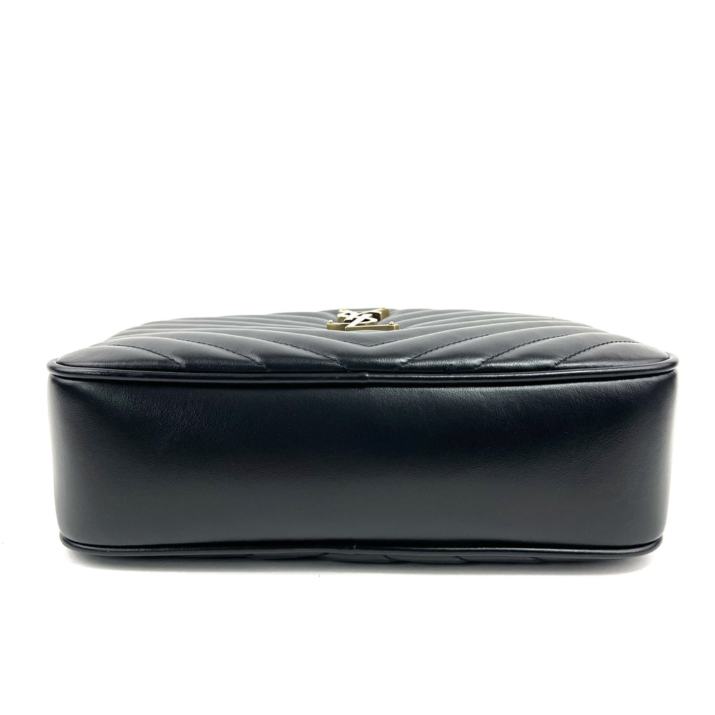 SAINT LAURENT Medium Monogram Lou Camera w/Gold