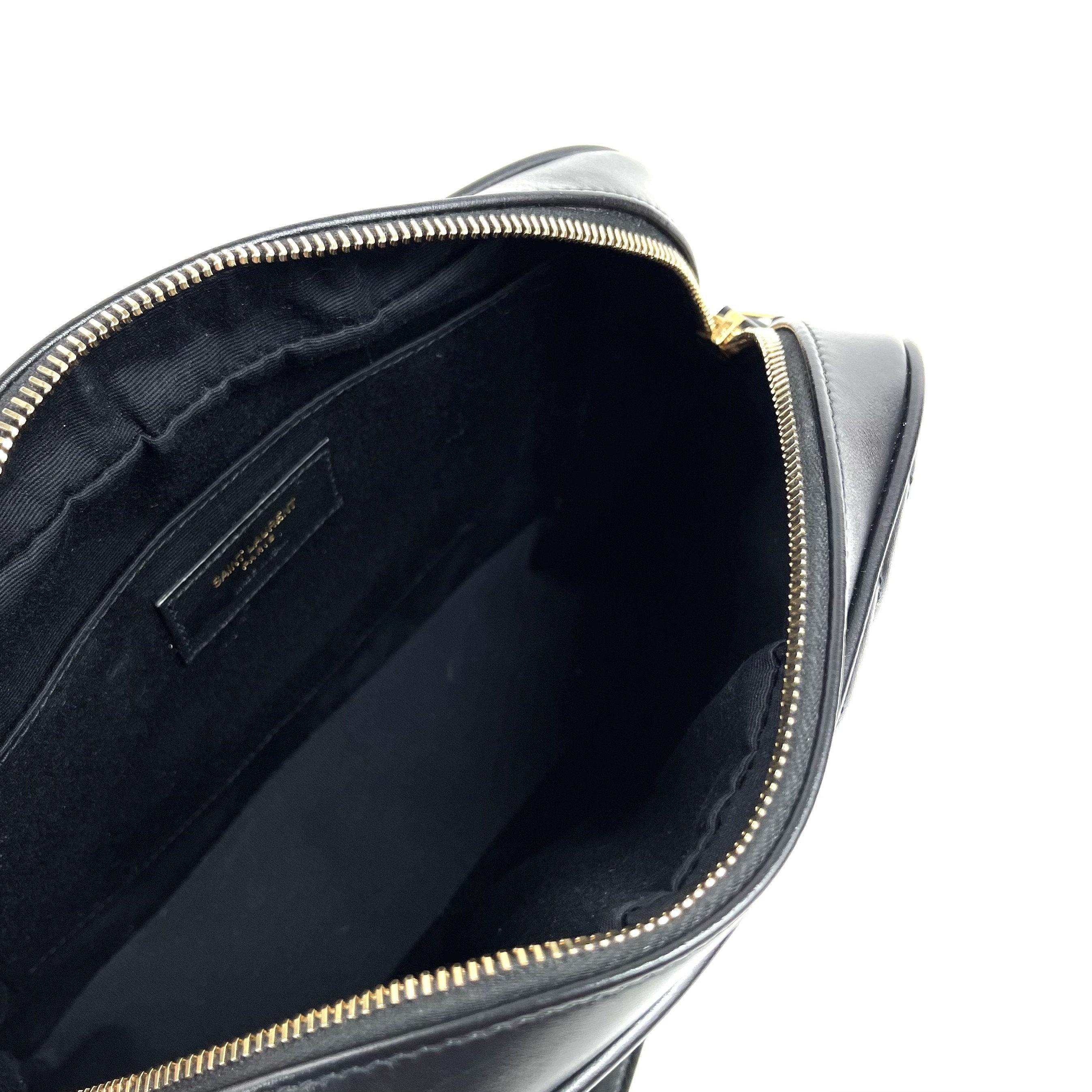 SAINT LAURENT Medium Monogram Lou Camera w/Gold