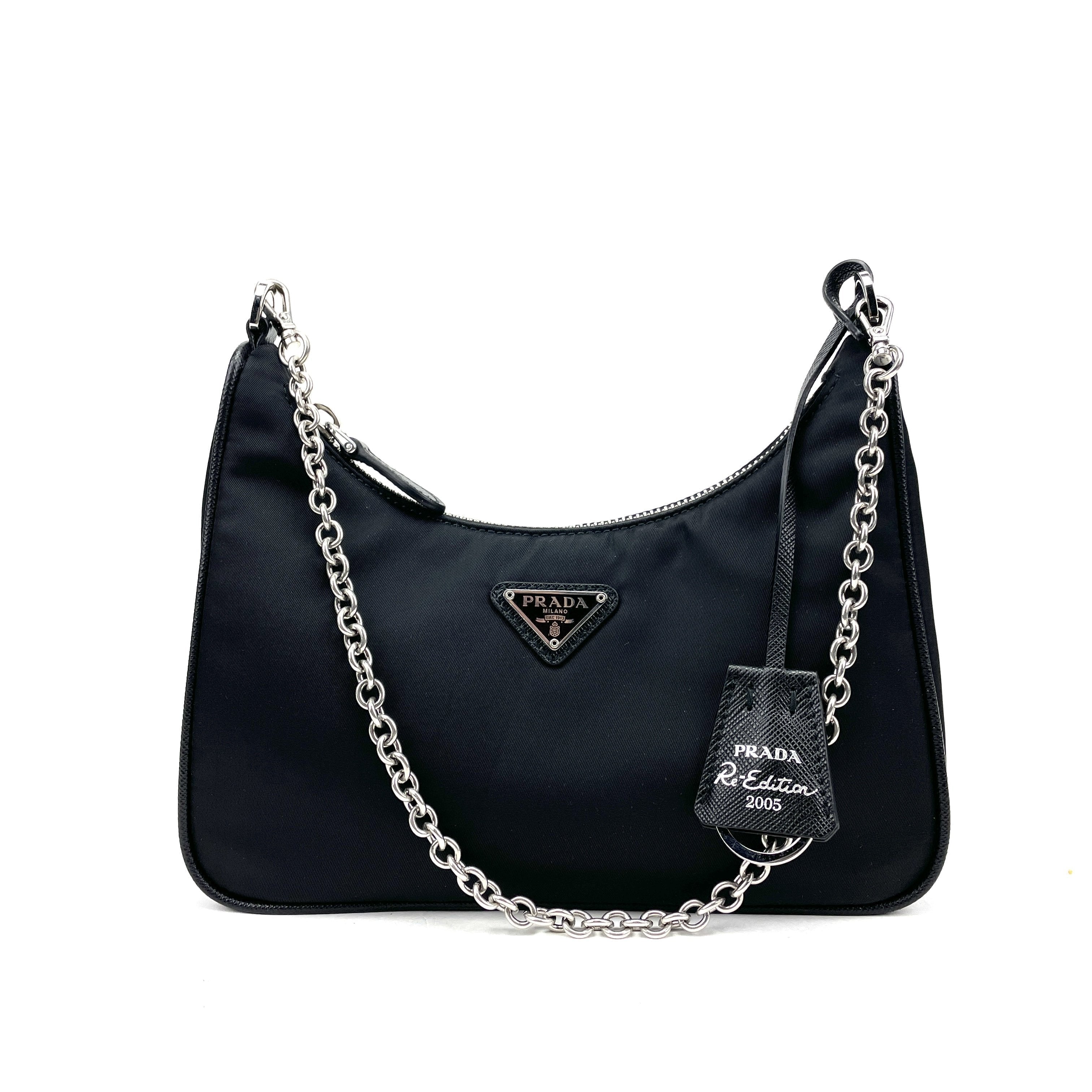 PRADA Re-Edition 2005 Bag - Black Multi Set