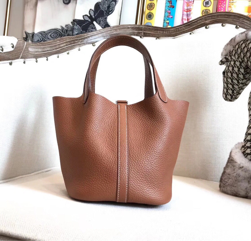 Hermes Picotin Lock 22cm Brown