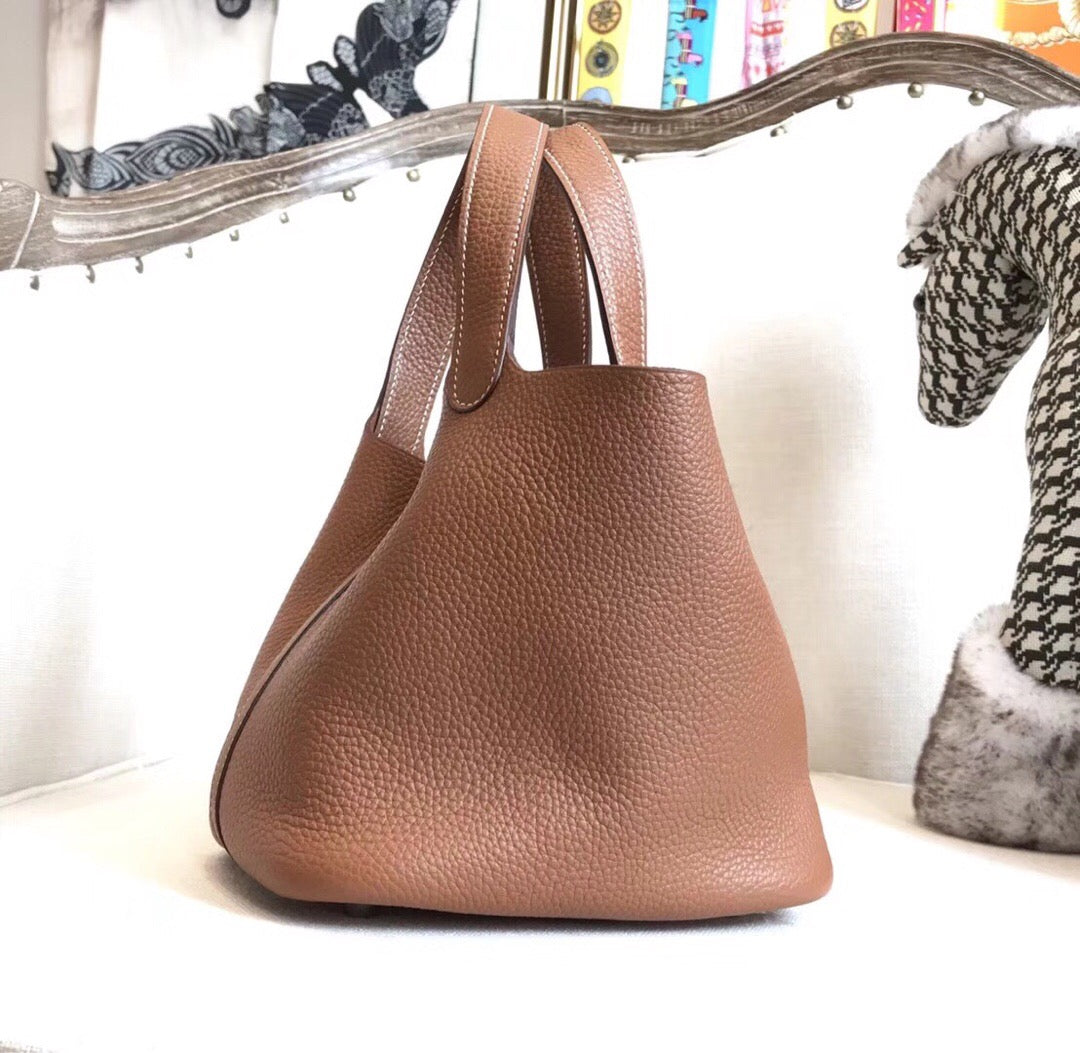 Hermes Picotin Lock 22cm Brown