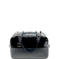 CHANEL Patent & Lambskin Leather Bowling Bag