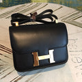 Hermes Constance Shoulder Bag 24cm Black