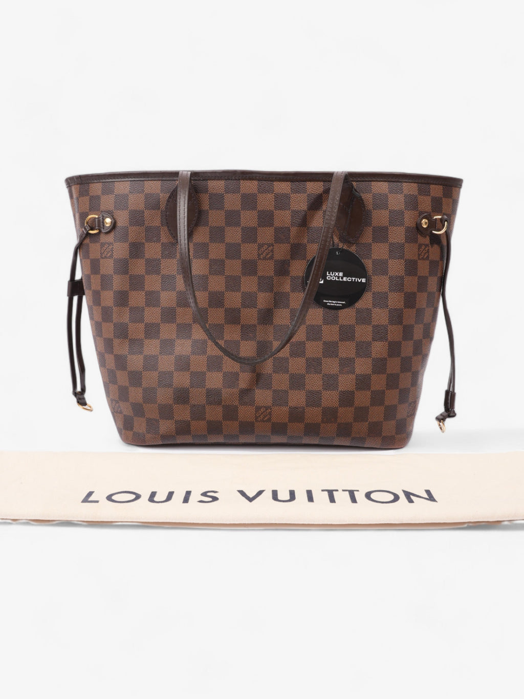 Louis Vuitton Neverfull Damier Ebene Coated Canvas MM