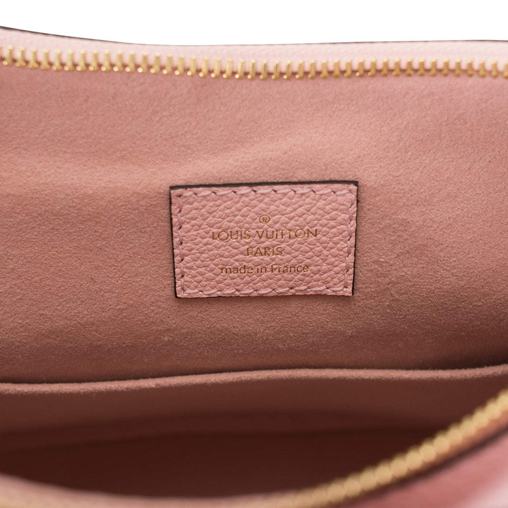 Louis Vuitton Rosebud By The Pool Empreinte Giant Monogram Marshmallow Hobo Bag