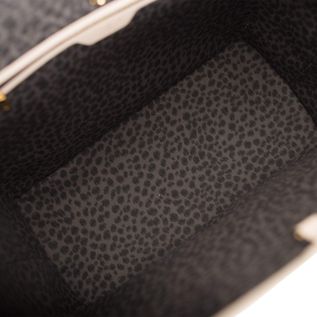 Louis Vuitton Cream Wild At Heart Giant Monogram Neverfull MM