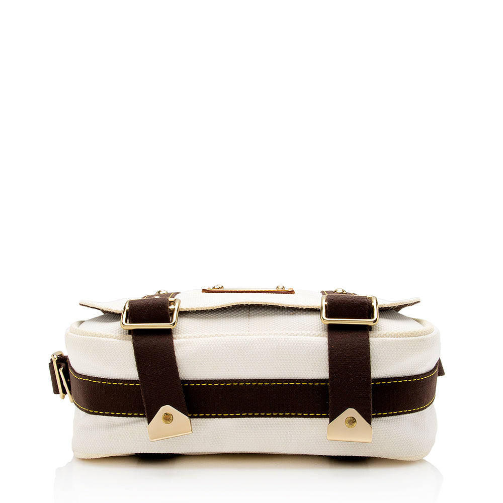 Louis Vuitton Canvas Antigua Besace Messenger Bag (SHF-15804)