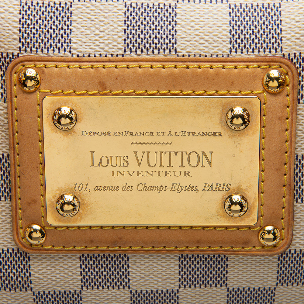 Louis Vuitton Damier Azur Berkeley Satchel (SHF-13102)