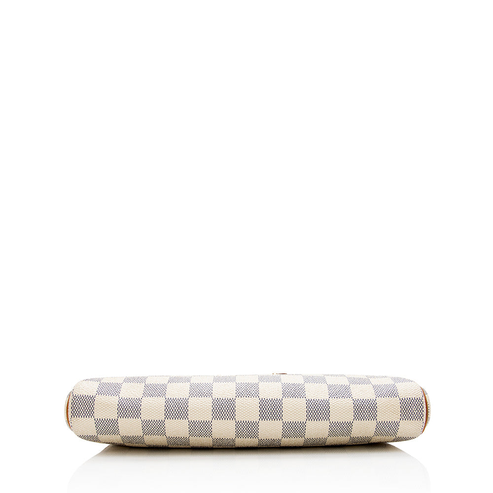 Louis Vuitton Damier Azur Eva Clutch (SHF-18406)