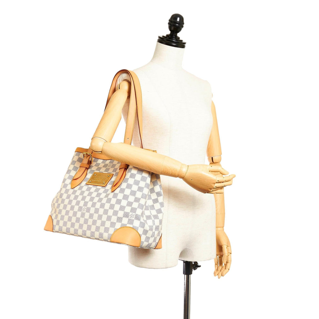 Louis Vuitton Damier Azur Hampstead MM (SHG-27935)