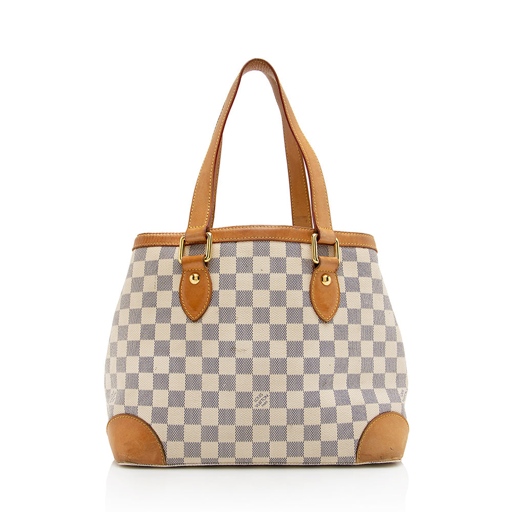 Louis Vuitton Damier Azur Hampstead PM Tote (SHF-18404)