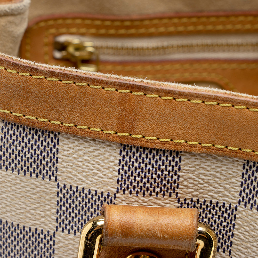 Louis Vuitton Damier Azur Hampstead PM Tote (SHF-18404)