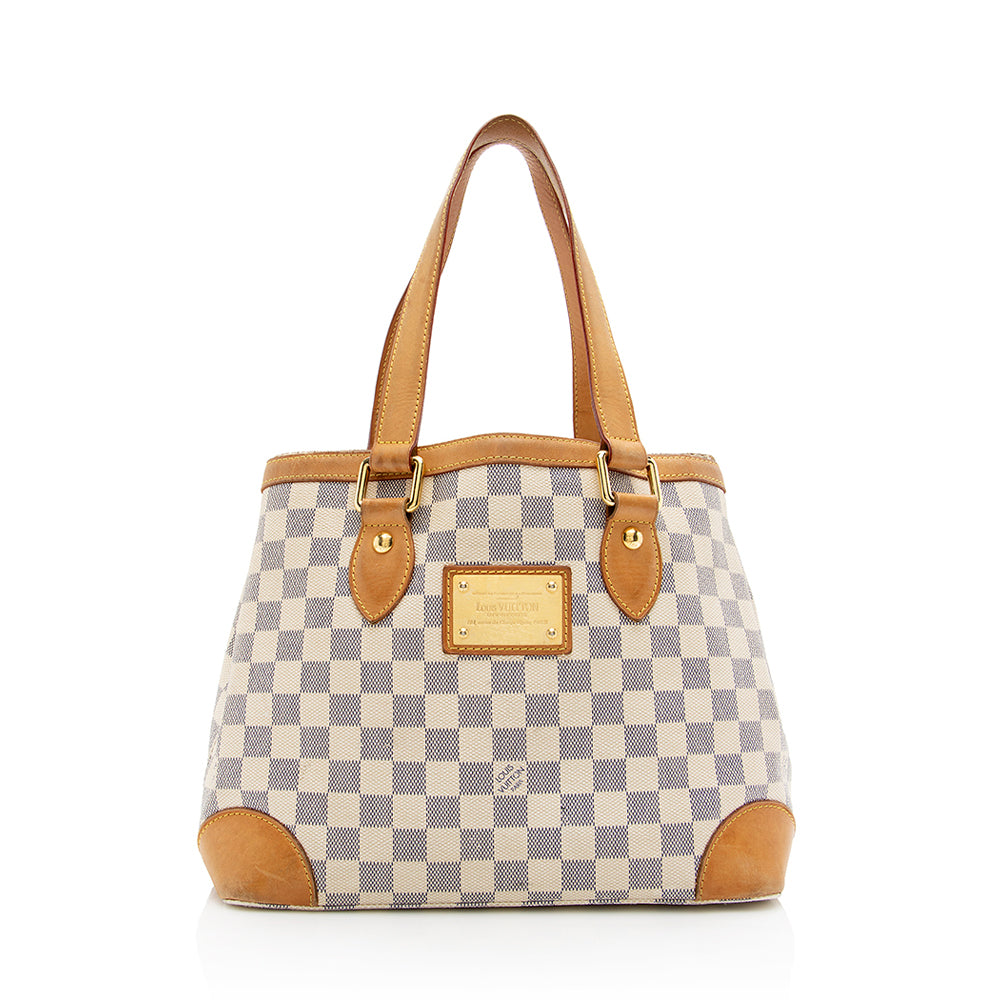 Louis Vuitton Damier Azur Hampstead PM Tote (SHF-18404)