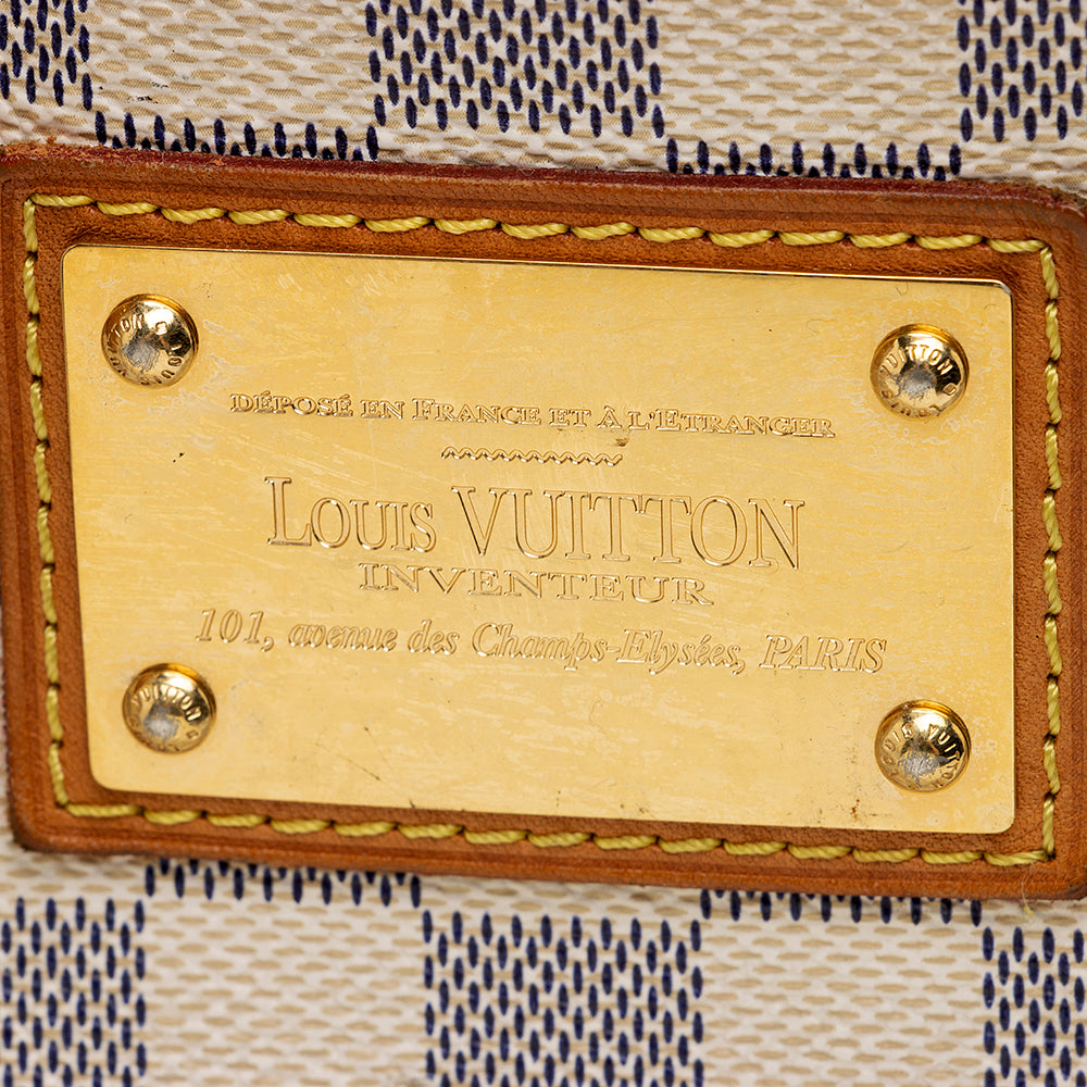 Louis Vuitton Damier Azur Hampstead PM Tote (SHF-18404)