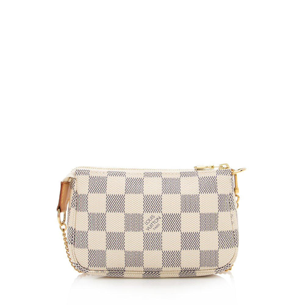 Louis Vuitton Damier Azur Mini Pochette Accessoires (SHF-15798)