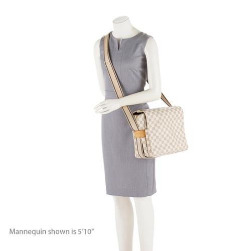 Louis Vuitton Damier Azur Naviglio Messenger Bag - FINAL SALE (SHF-14872)