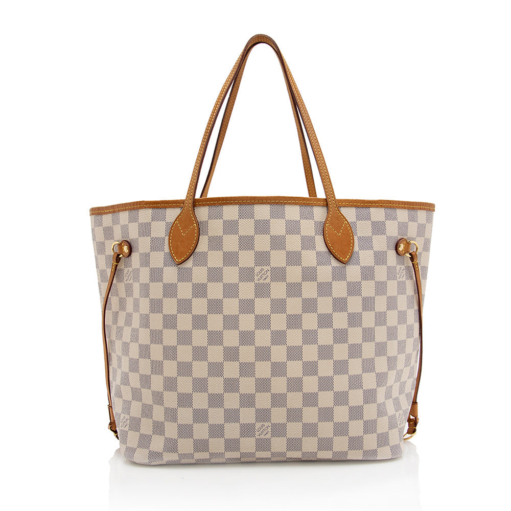 Louis Vuitton Damier Azur Neverfull MM Tote (SHF-18392)