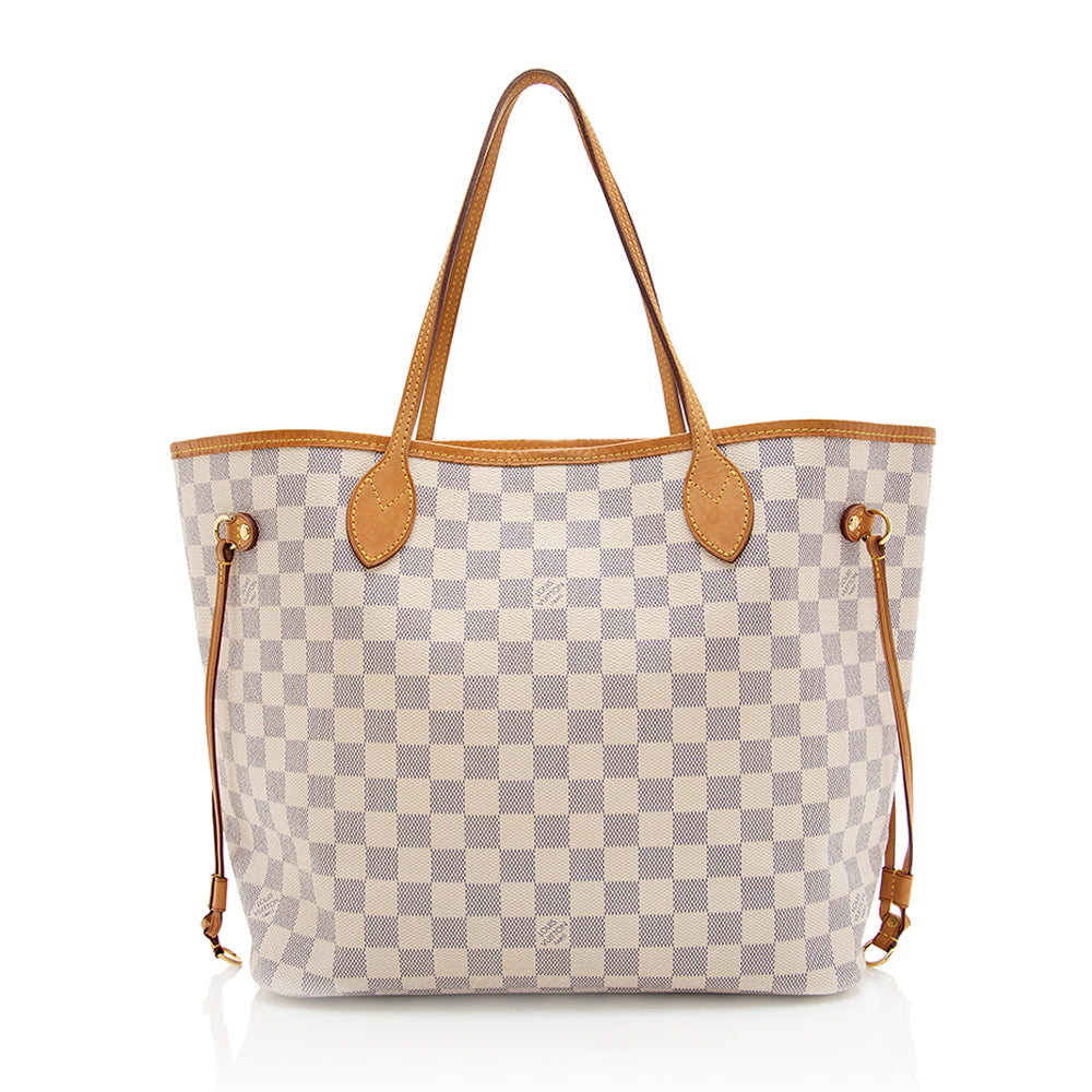 Louis Vuitton Damier Azur Neverfull MM Tote (SHF-18392)