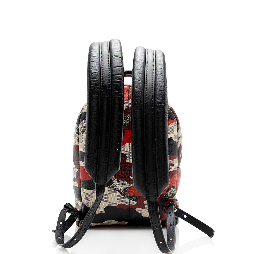 Louis Vuitton Damier Azur Patchwork Waves Palm Springs PM Backpack - FINAL SALE (SHF-15024)