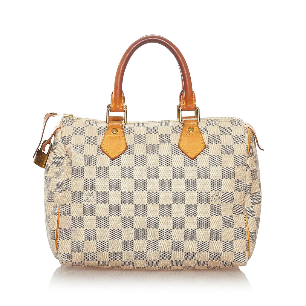 Louis Vuitton Damier Azur Speedy 25 (SHG-27536)