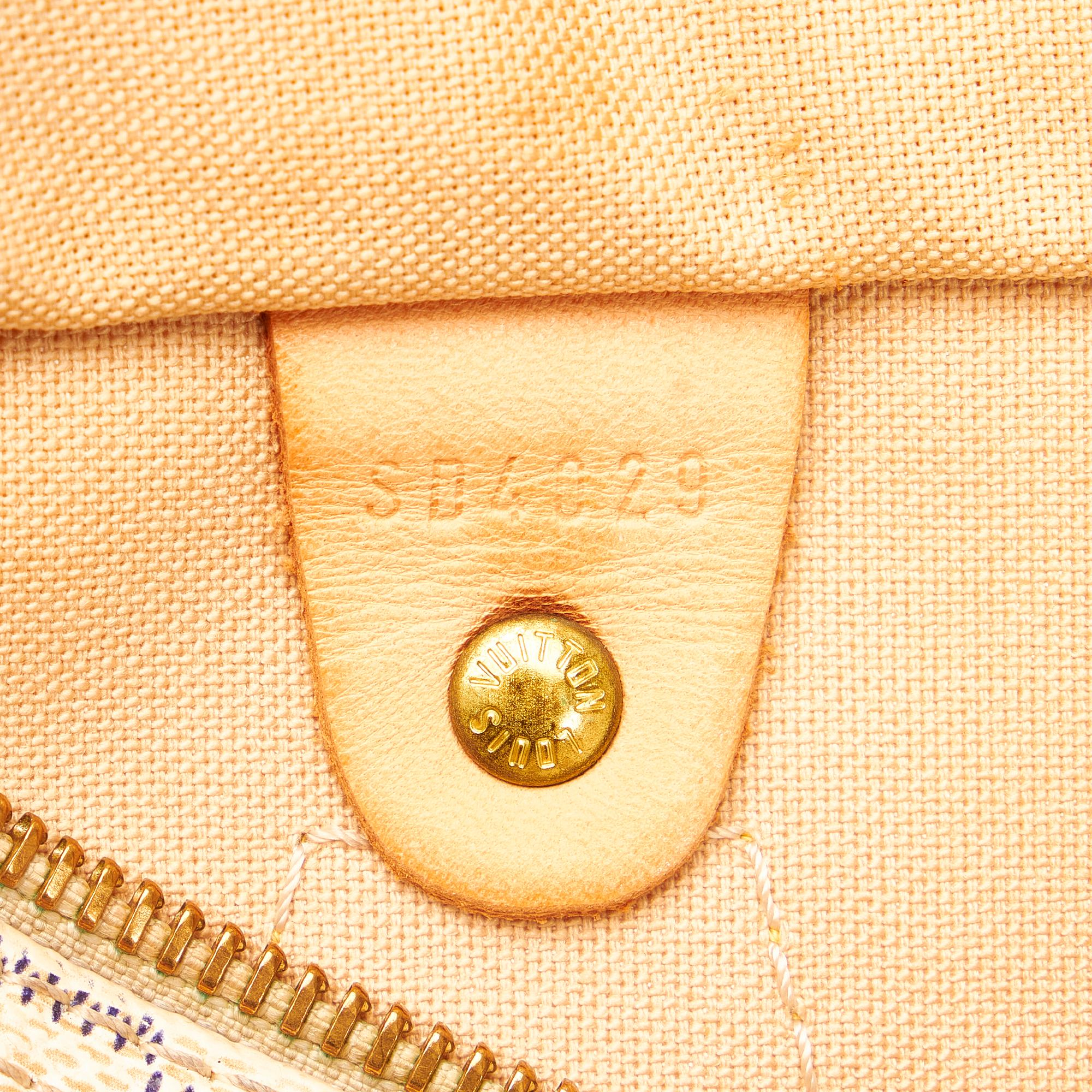 Louis Vuitton Damier Azur Speedy 25 (SHG-27536)