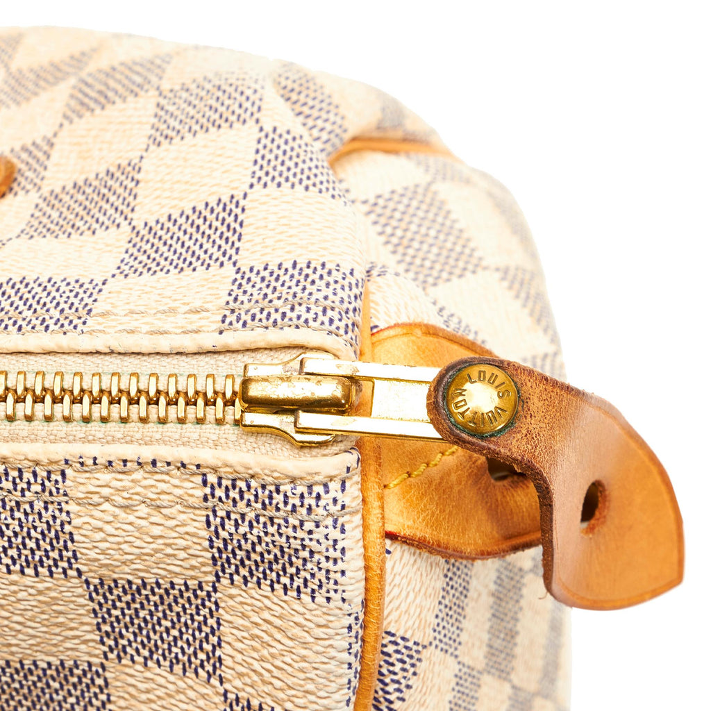 Louis Vuitton Damier Azur Speedy 25 (SHG-27536)