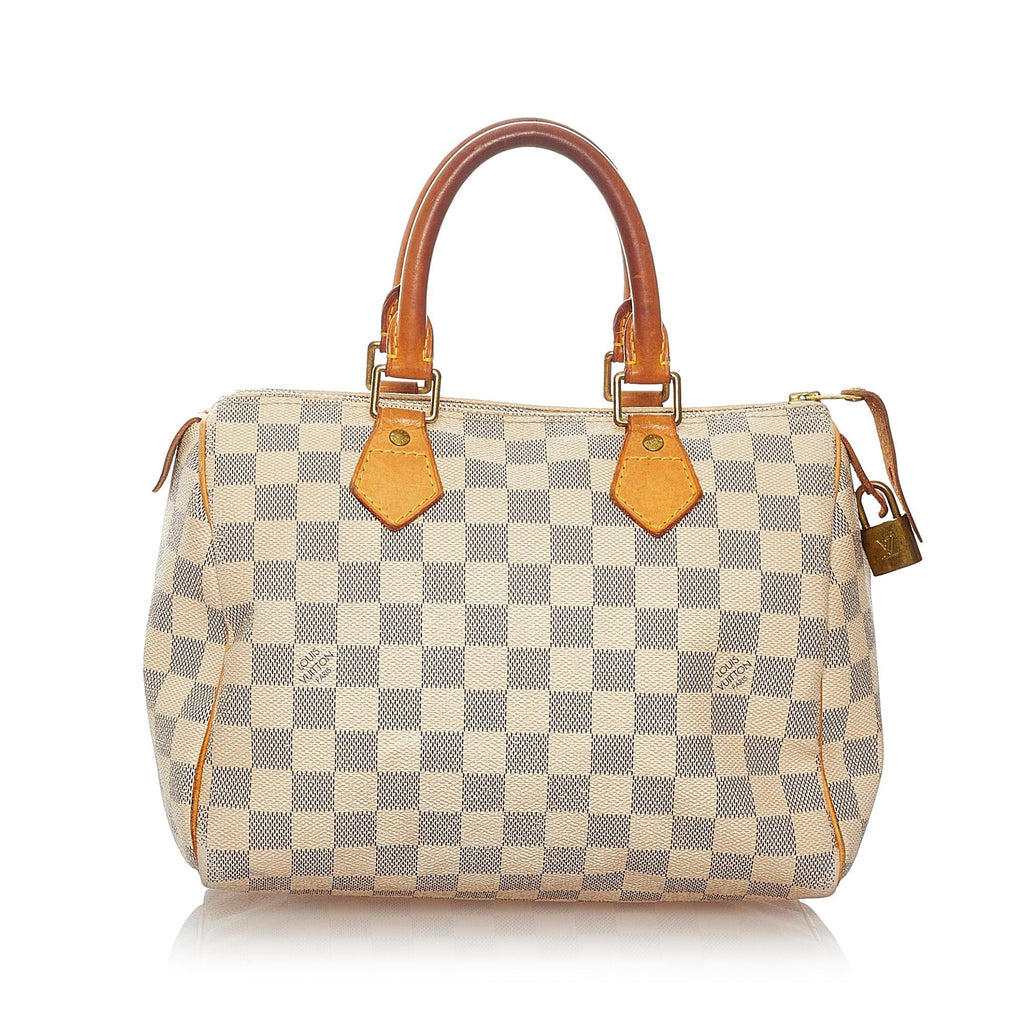 Louis Vuitton Damier Azur Speedy 25 (SHG-27536)
