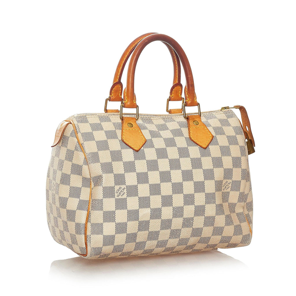 Louis Vuitton Damier Azur Speedy 25 (SHG-27536)