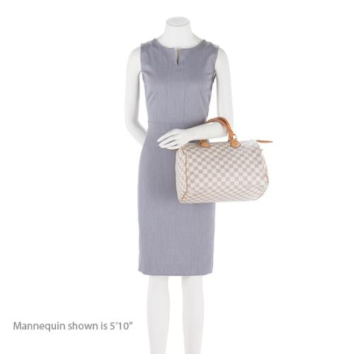 Louis Vuitton Damier Azur Speedy 30 Satchel (SHF-17043)