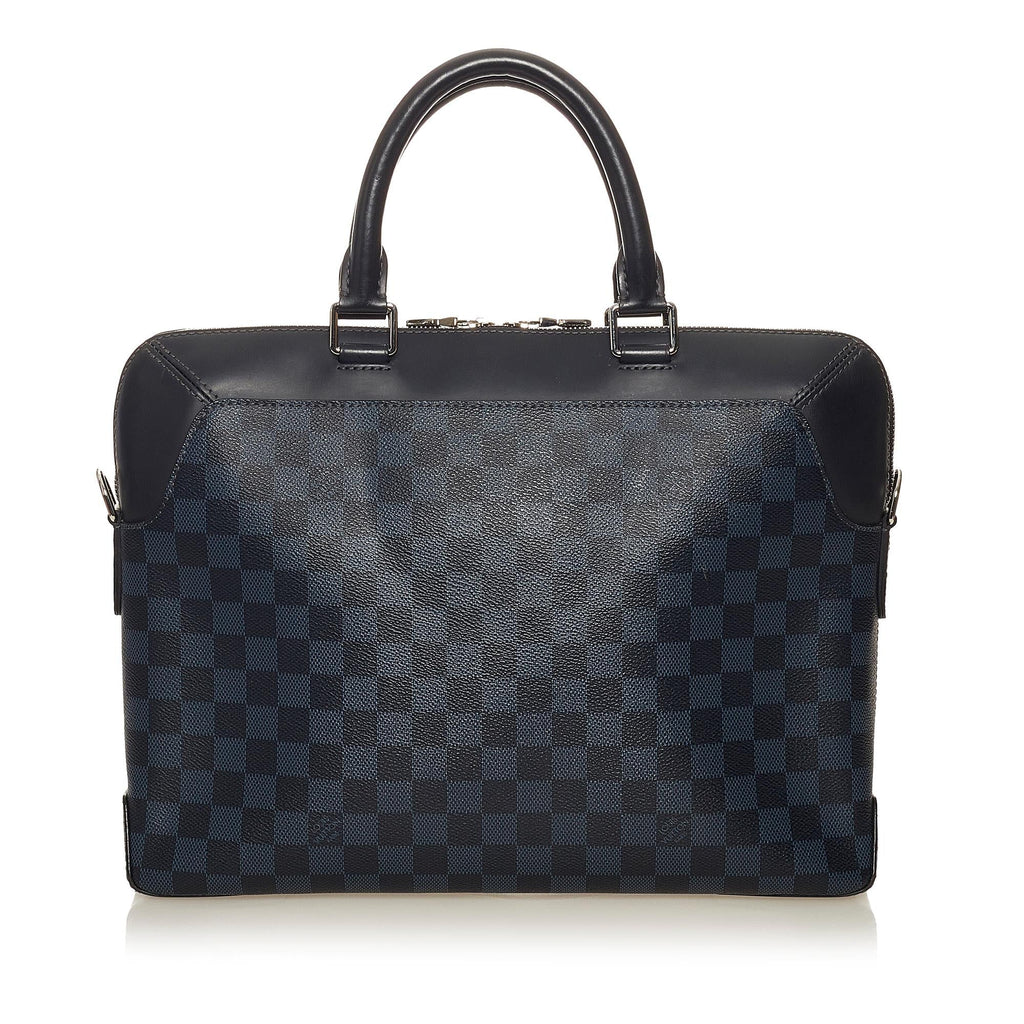 Louis Vuitton Damier Cobalt Porte Document Business (SHG-27914)