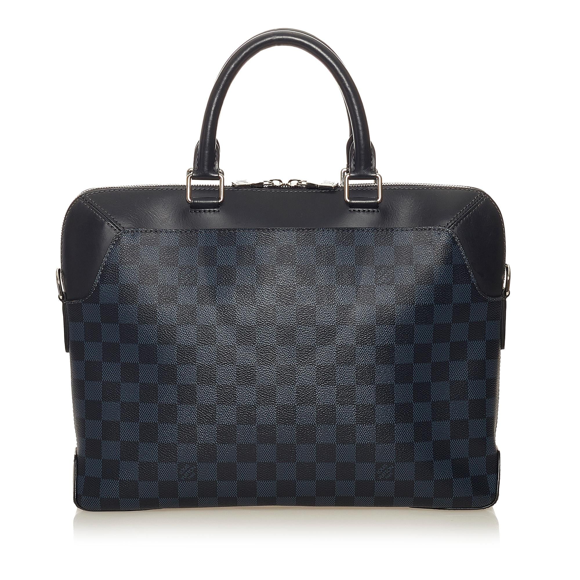 Louis Vuitton Damier Cobalt Porte Document Business (SHG-27914)