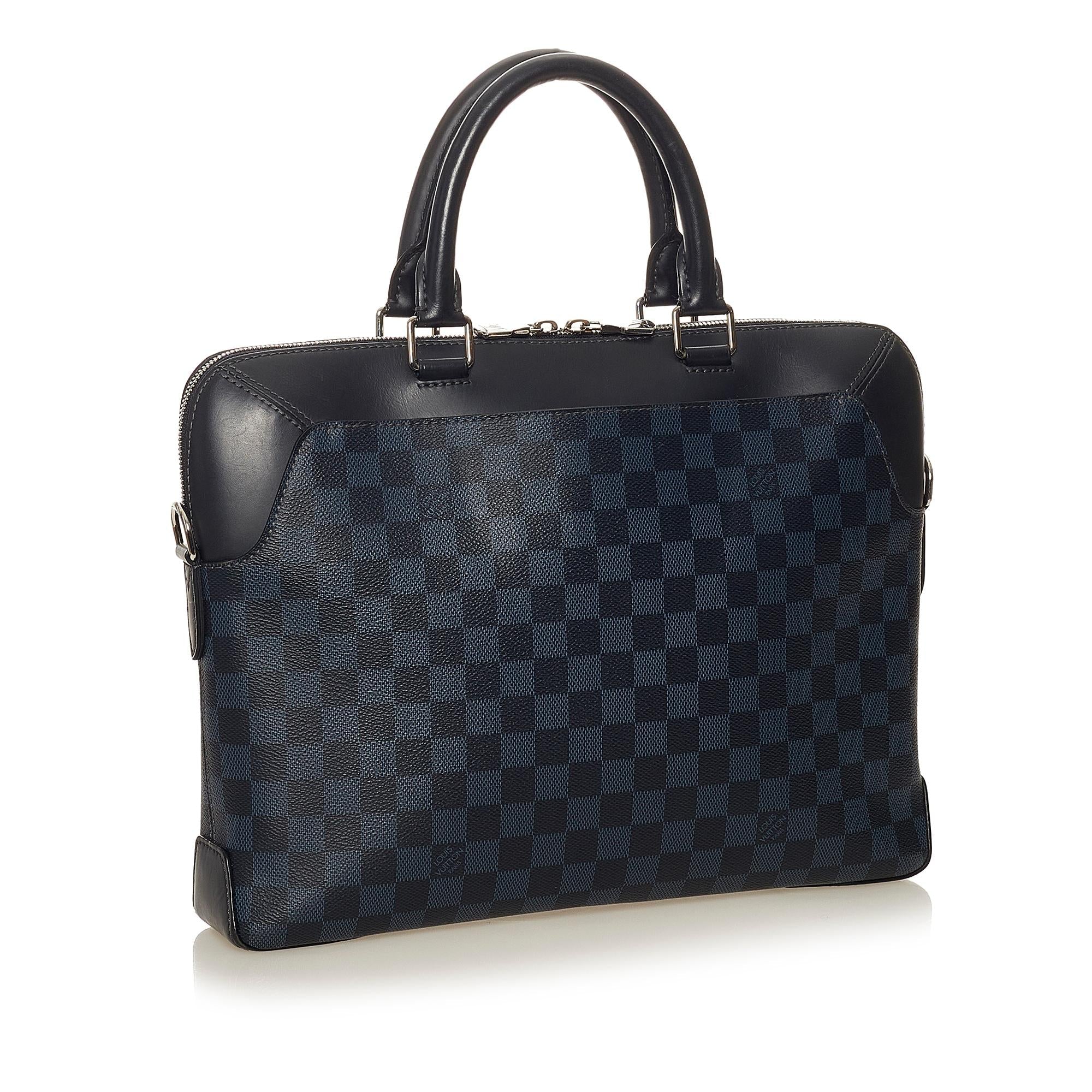 Louis Vuitton Damier Cobalt Porte Document Business (SHG-27914)
