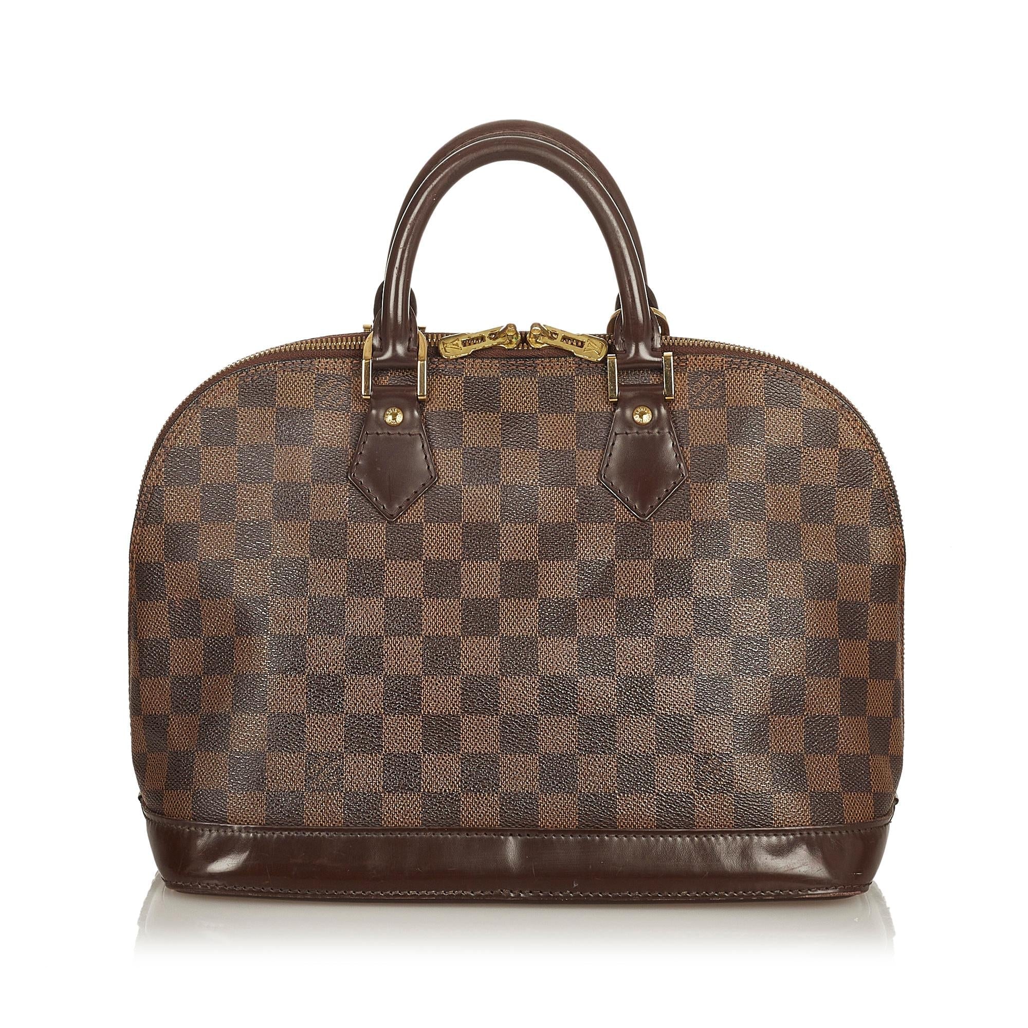 Louis Vuitton Damier Ebene Alma PM (SHG-25868)