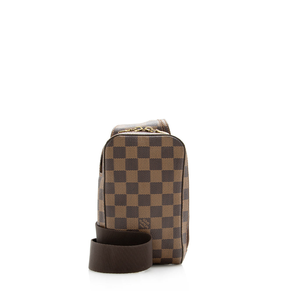 Louis Vuitton Damier Ebene Geronimos Sling Bag (SHF-17752)