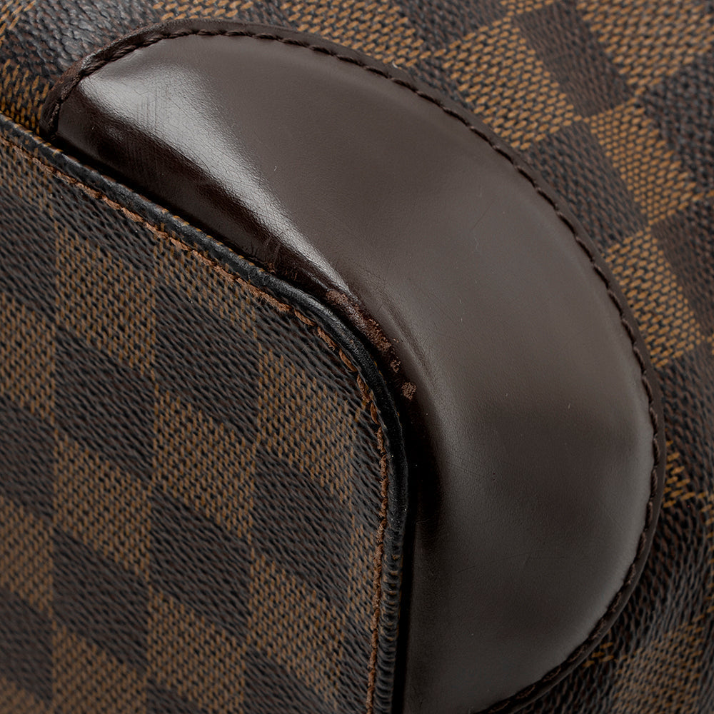 Louis Vuitton Damier Ebene Hampstead GM Tote (SHF-15485)
