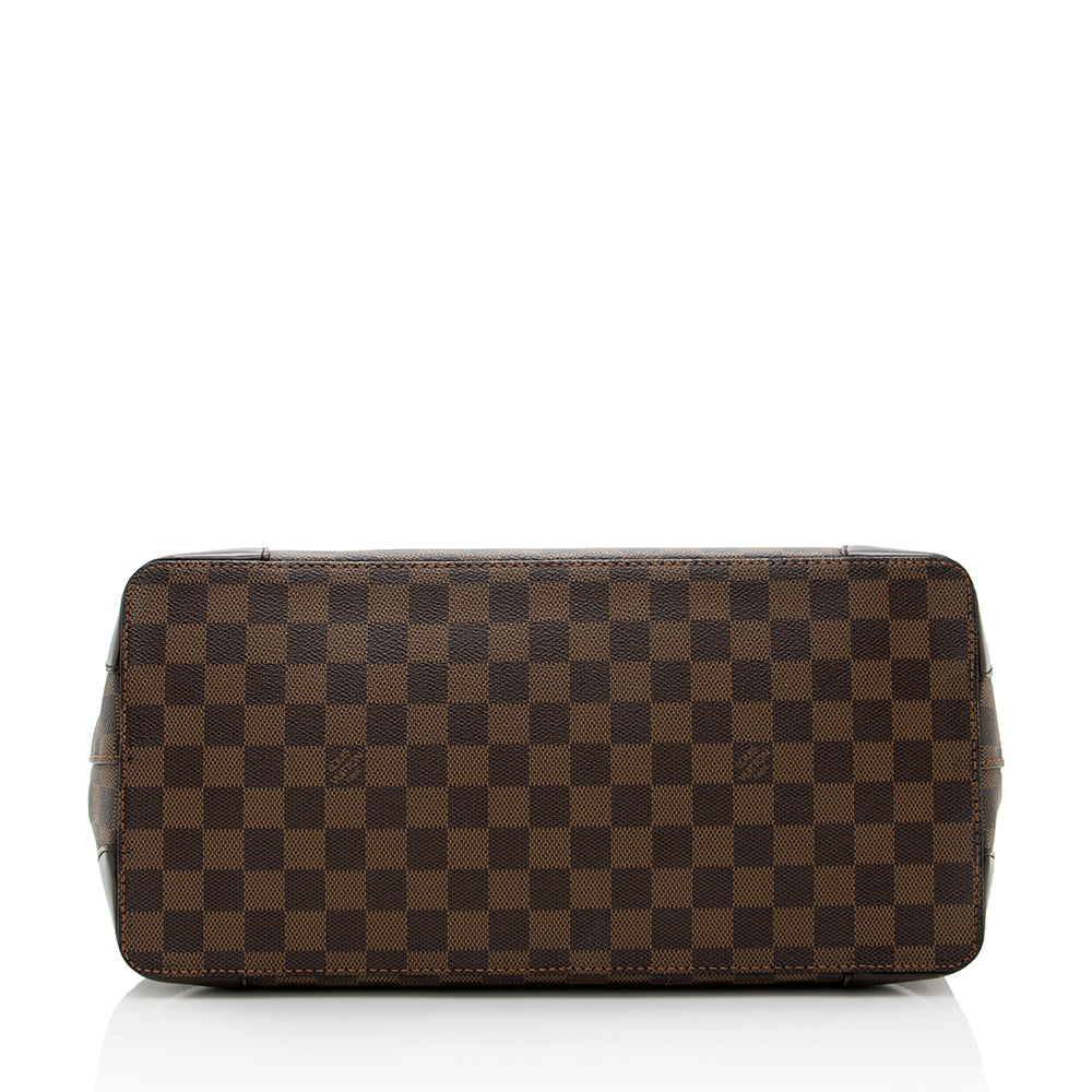Louis Vuitton Damier Ebene Hampstead MM Tote (SHF-18016)