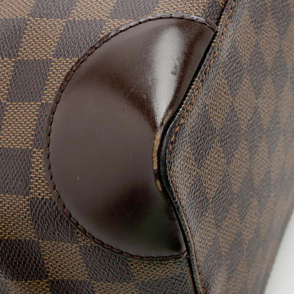 Louis Vuitton Damier Ebene Hampstead MM Tote (SHF-18016)