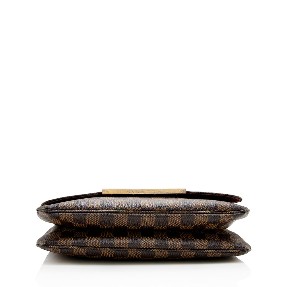Louis Vuitton Damier Ebene Hoxton PM Shoulder Bag (SHF-18333)