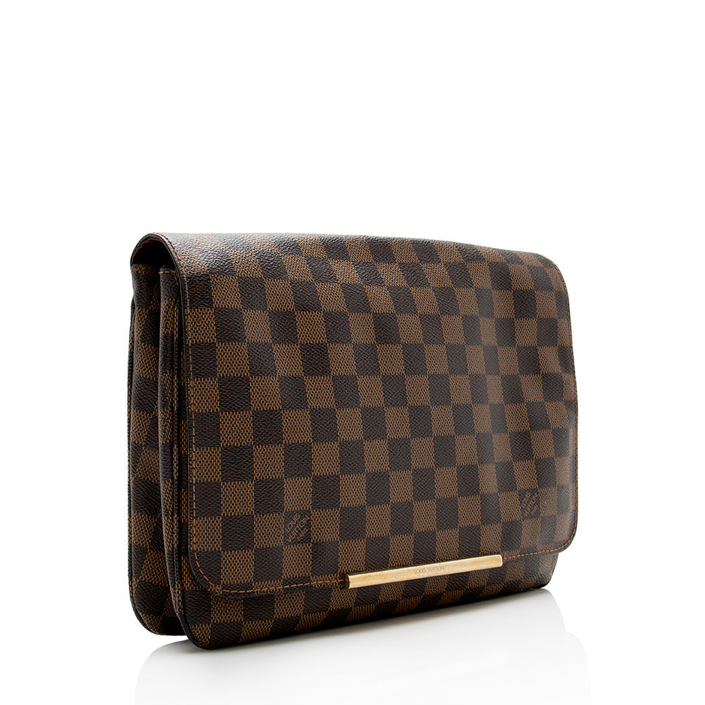 Louis Vuitton Damier Ebene Hoxton PM Shoulder Bag (SHF-18333)