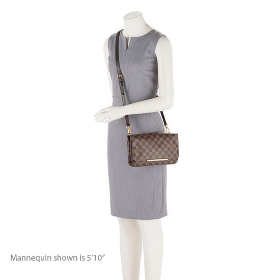 Louis Vuitton Damier Ebene Hoxton PM Shoulder Bag (SHF-18333)
