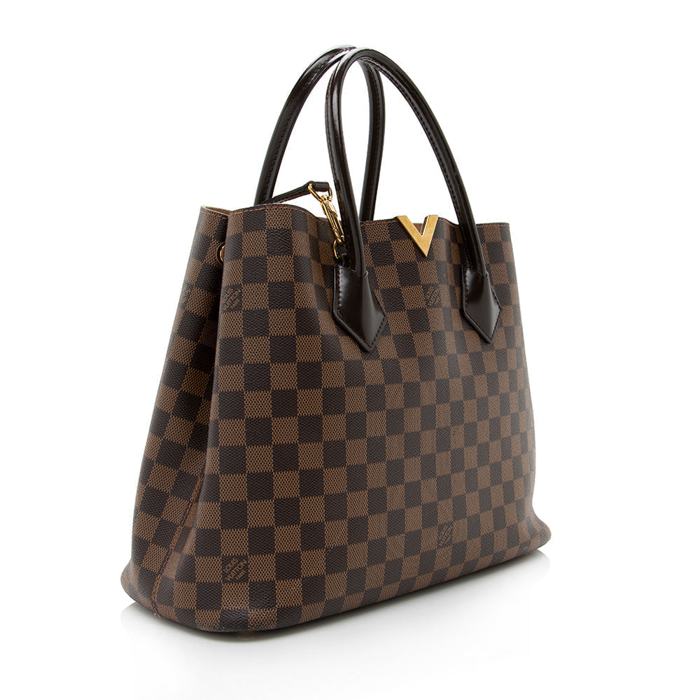 Louis Vuitton Damier Ebene Kensington Tote (SHF-18012)