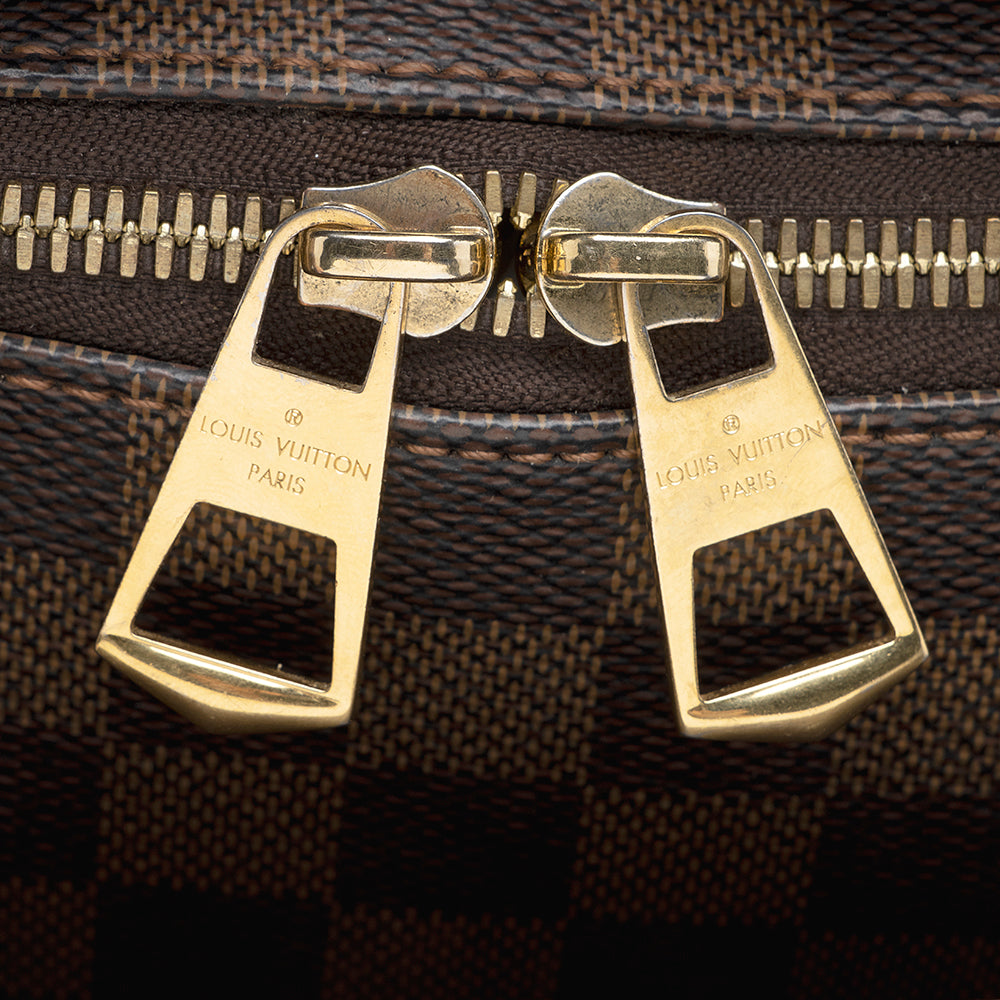 Louis Vuitton Damier Ebene Kensington Bowling Satchel (SHF-17976)