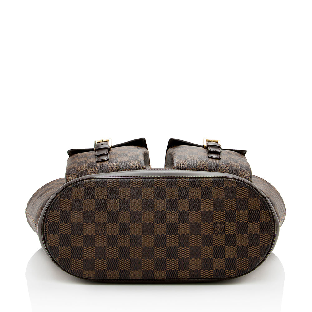 Louis Vuitton Damier Ebene Manosque GM Tote (SHF-14599)