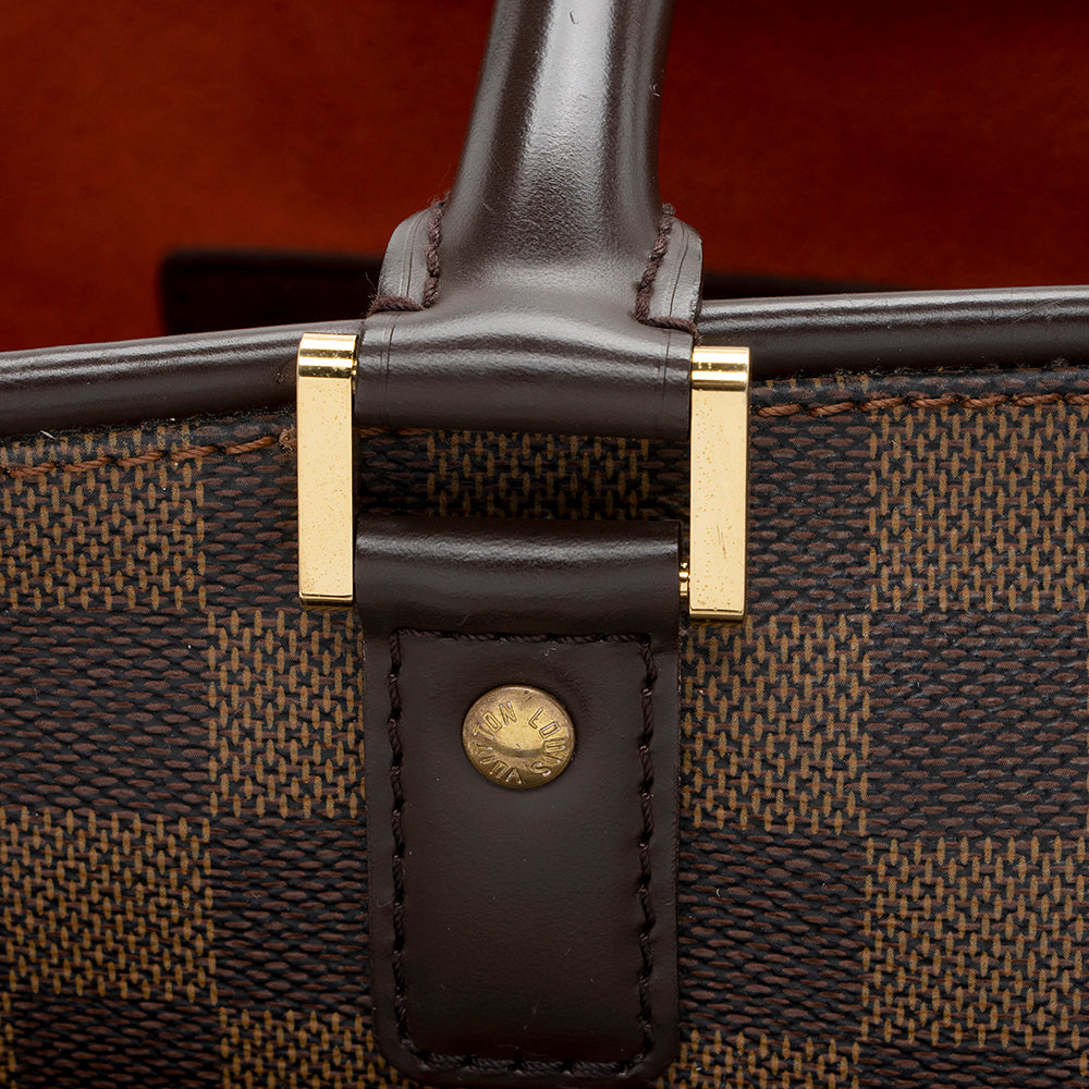 Louis Vuitton Damier Ebene Manosque GM Tote (SHF-14599)