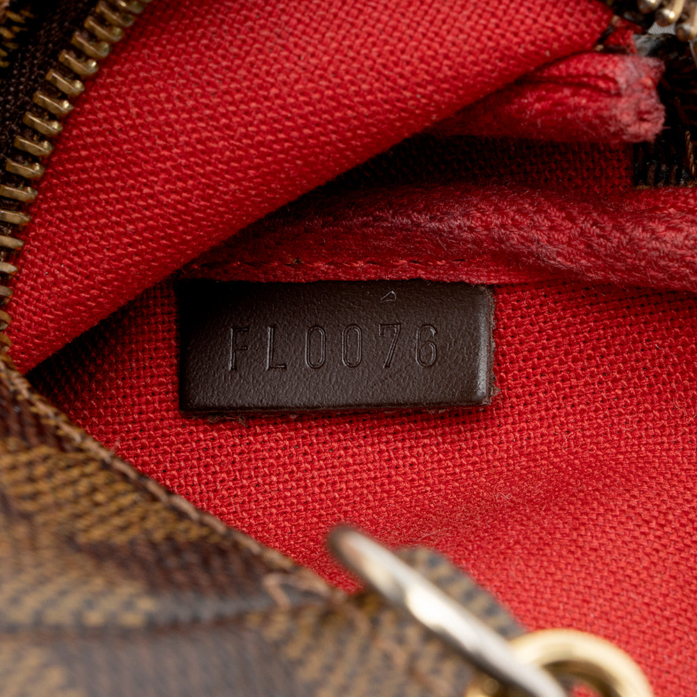 Louis Vuitton Damier Ebene Mini Pochette Accessoires (SHF-17365)