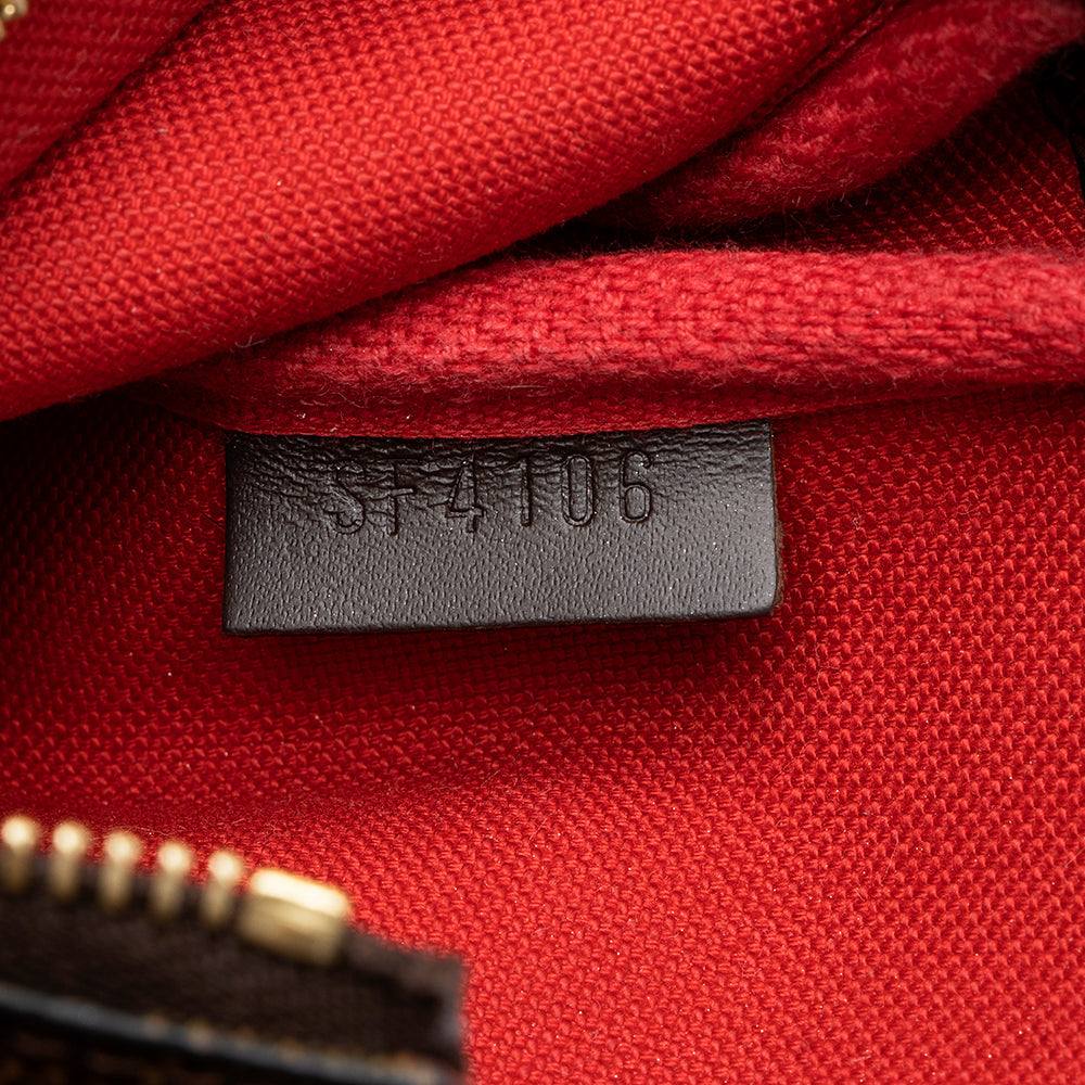 Louis Vuitton Damier Ebene Mini Pochette Accessoires (SHF-17566)