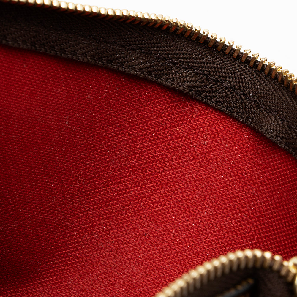 Louis Vuitton Damier Ebene Mini Pochette Accessoires (SHF-17566)