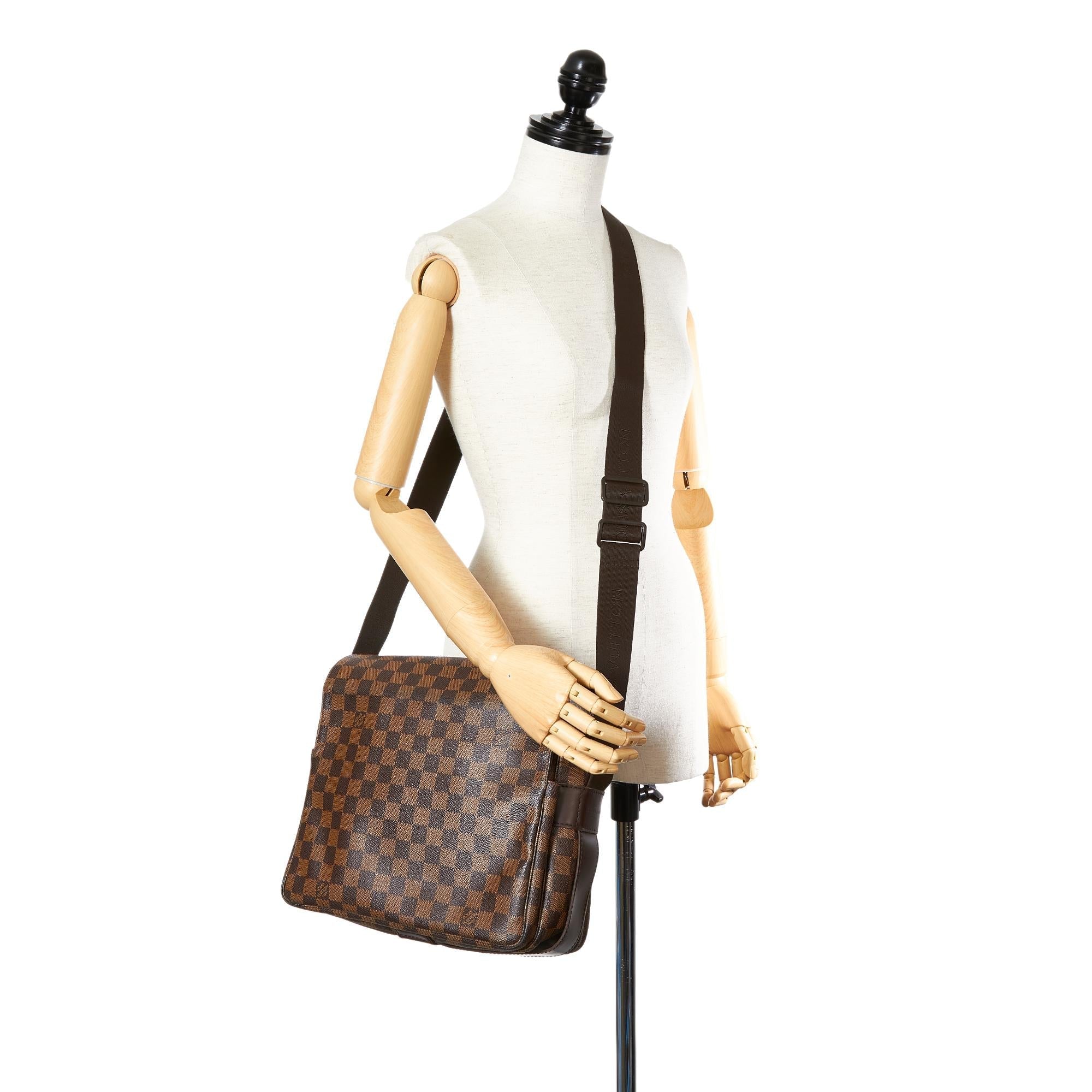 Louis Vuitton Damier Ebene Naviglio (SHG-25541)