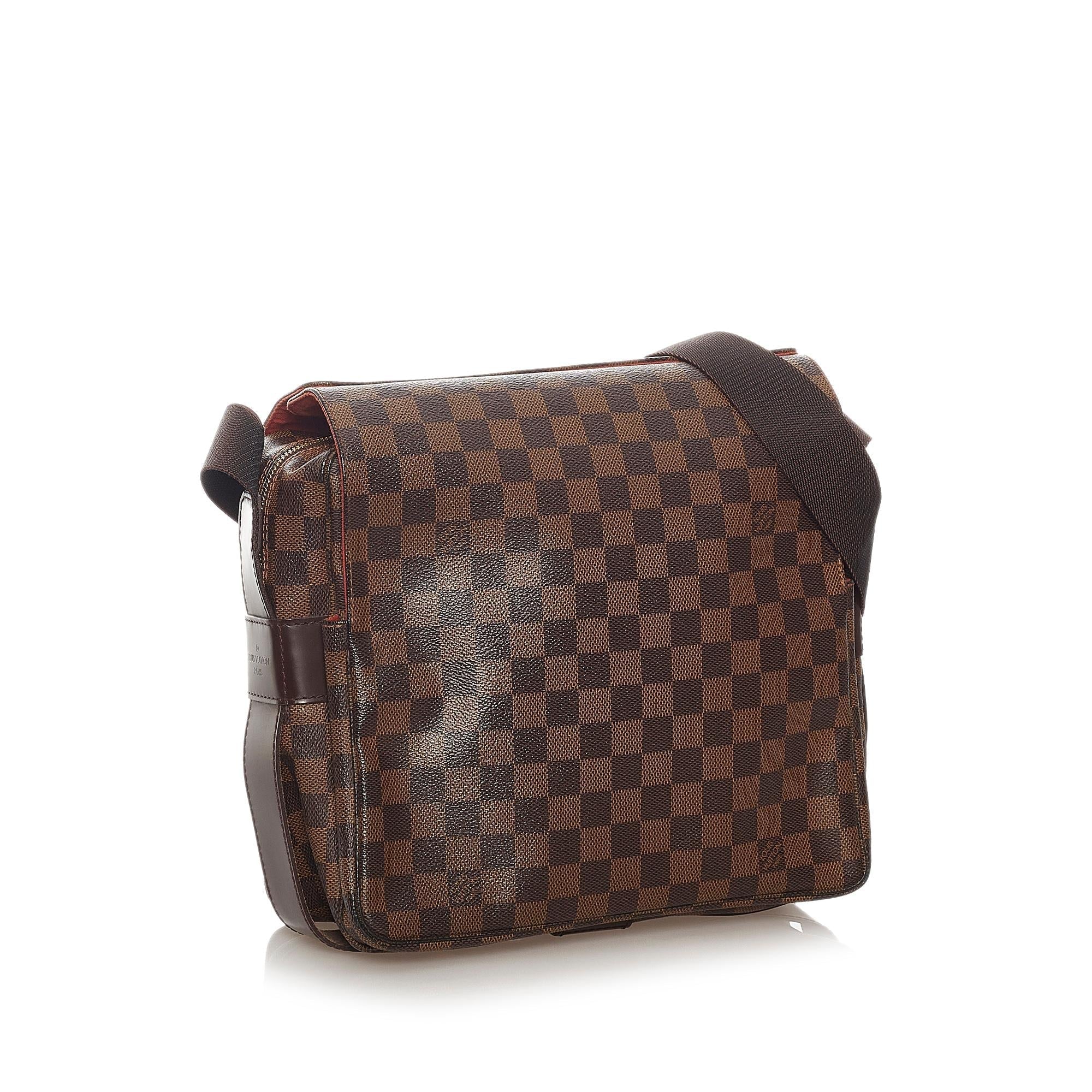 Louis Vuitton Damier Ebene Naviglio (SHG-27573)