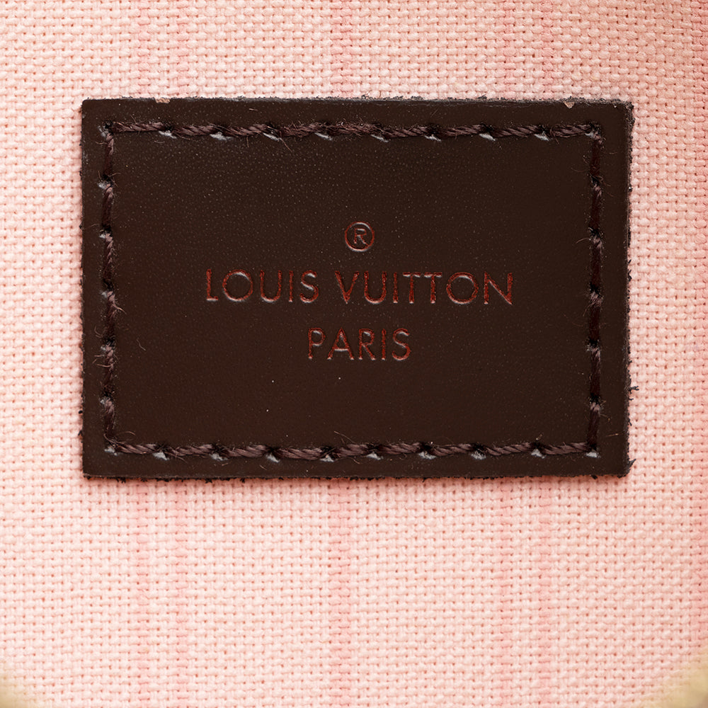 Louis Vuitton Damier Ebene Neverfull MM Pochette (SHF-16975)